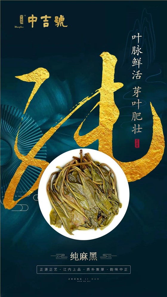 中吉号纯麻黑普洱茶